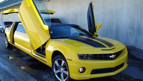 Arrive Transformed In The Chevy Camaro Bumblebee Stretch Limo Gm