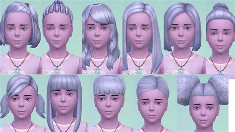 Sims 4 Angelic Hair Fodled