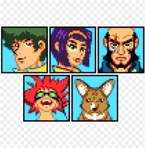 Cowboy Bebop Pixel Art Png Transparent With Clear Background Id 80810