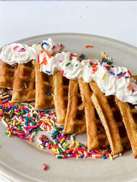 Funfetti Cake Waffles Brooklyn Active Mama A Blog For Busy Moms