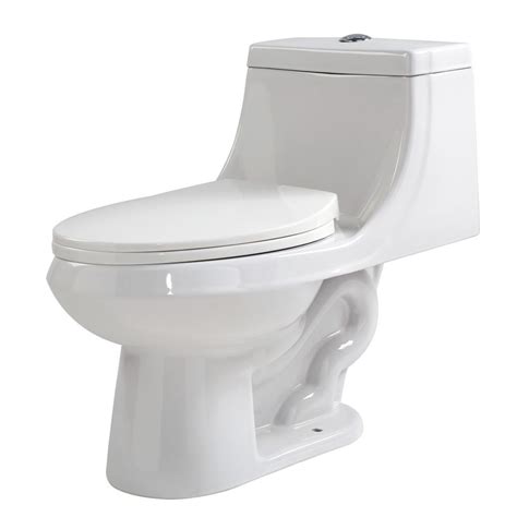 Anzzi Odin 1 Piece 128 Gpf Dual Flush Elongated Toilet In White T1
