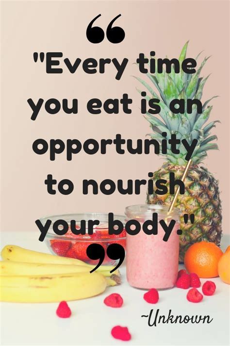 Quotes About Healthy Eating Inspiration