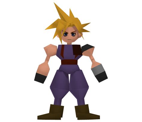 Pc Computer Final Fantasy Vii Cloud Strife The Models Resource