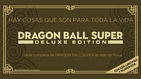 Edición Limitada Con La Serie Dragon Ball Super Completa En Blu Ray