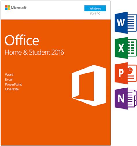 Microsoft Office Home And Student 2016 1 X Unbegrenzt Digitec