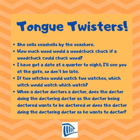 Tongue Twisters In English Funny Tongue Twisters English Phonics The Best Porn Website