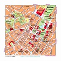 Detailed map of central part of Stuttgart city | Stuttgart | Germany ...