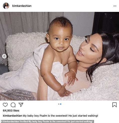 Kim Kardashian Reveals Her 1 Years Old Son Psalm Has Started Walking Report Minds