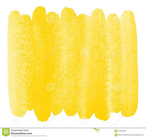Yellow Watercolor Pastel Painted On Paper Background Texture Royalty