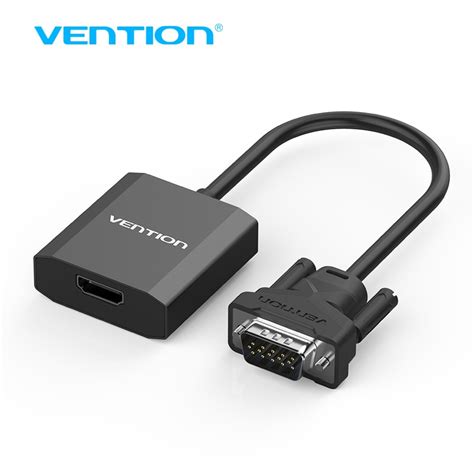 The hdmi signal is completely converted to vga video. Vention VGA to HDMI Converter Adapter Cable 1080P Analog ...