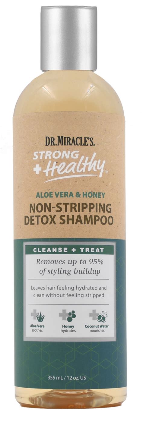 Dr Miracle Non Stripping Detox Shampoo Aloe Vera And Honey 355ml 12oz