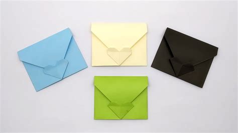 Easy Diy Envelope Valentines Day Envelope With Heart Simple Love