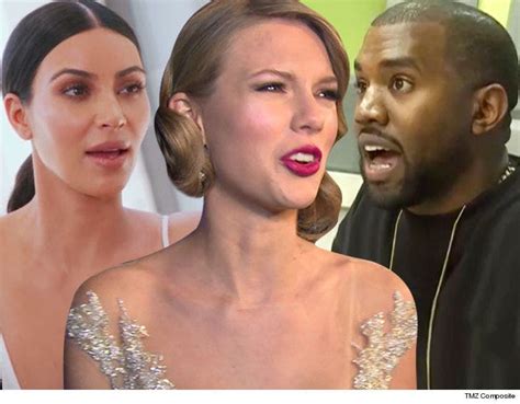 Kim Kardashian Kanye West Say Taylor Swift Is In Feud With Herself In