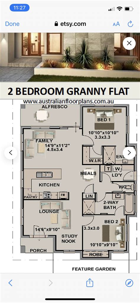 Study Nook Granny Flat Alfresco House Plans March Floor Plans