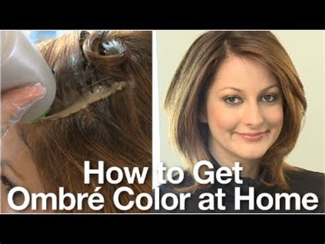 Gray ombre hair color idea for dark hair girls. Ombré Hair: How to Color (Dye) Your Hair at Home - YouTube