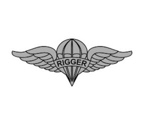 Us Army Rigger Badge Vector Files Dxf Eps Svg Ai Crv Etsy