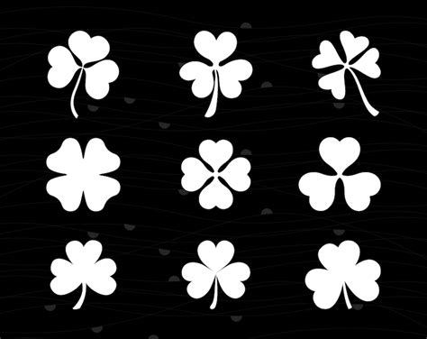 Free Shamrock Svg File For Silhouette