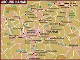 Map of Hanau