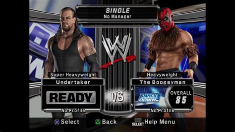 Undertaker Vs The Boogeyman WWE SmackDown Vs RAW 2007 2023 11 05