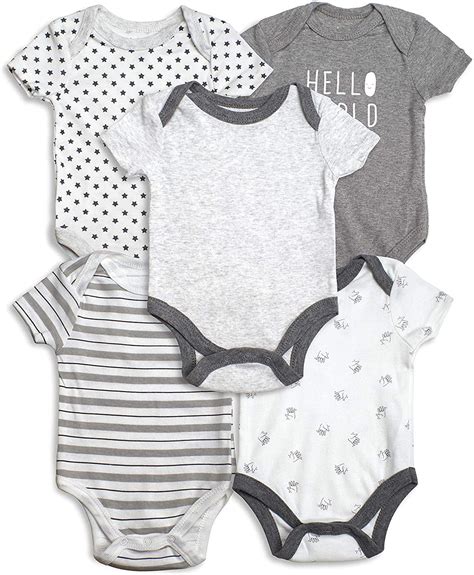 Lily And Page Lily And Page Gender Neutral Baby Clothes 5 Pack Boy
