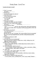 Maybe you would like to learn more about one of these? grade 7 GESE trinity oral exam preparation - ESL worksheet by martuchi73