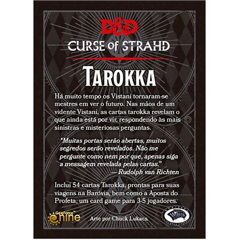 Dungeons And Dragons Curse Of Strahd Tarokka Deck Rpg
