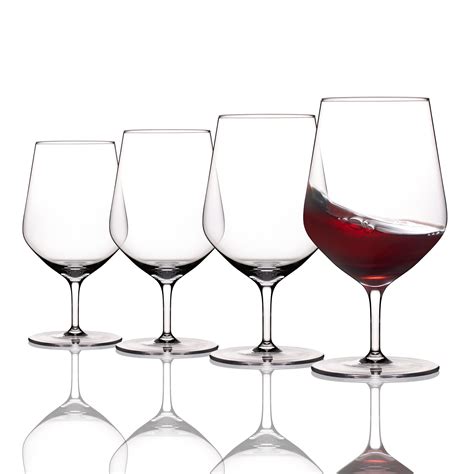 Fusion Air Break Resistant Short Stem Taste Wine Glasses Wine Enthusiast