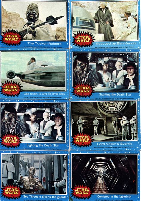 Star Wars Trading Cards Book Review Star Wars The Original Topps