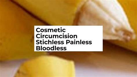circumcision for adult men youtube