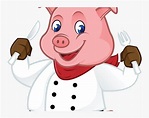 Chef Pig Clipart Png , Png Download - Pig Chef Cartoon, Transparent Png ...