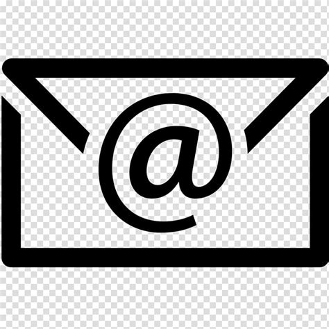 Black Envelope Log O Computer Icons Email Cv Transparent Background