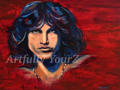 Jim Morrison Original Painting Artfully Yourz