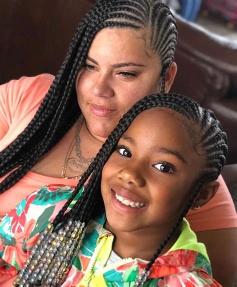 Just maintain the moisturizing of the scalp and sleeping with a bonnet, scarf, or a satin the hairstyle for black kids featured below is a protective hairstyle. Lemonade braids | Lemonade braids in 2019 | Kids braided ...