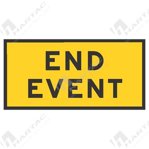 Temporary Signs End Event Box Edge Frame Ref Cl 1 Company Name