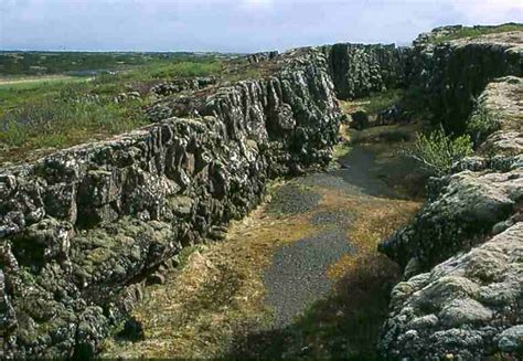 The Mid Ocean Ridge In Iceland Ijsland