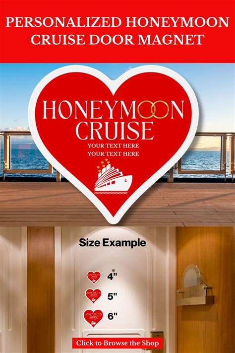 Personalized Honeymoon Cruise Door Magnet Honeymoon Cruise Cruise