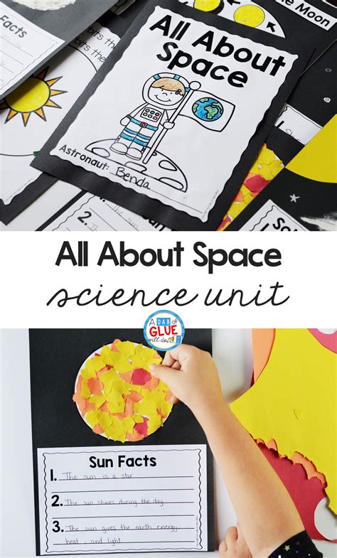 Space Science Lesson Unit A Dab Of Glue Will Do