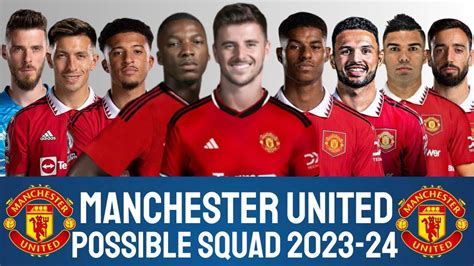 Manchester United Possible Squad 2023 24 With Mason Mount Manchester