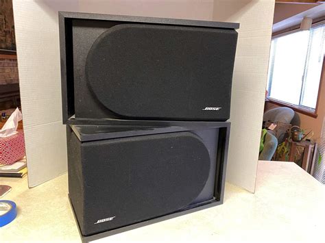 Lot 163 Vintage Bose Speakers 42 Series Ii 105 X 17 X 9