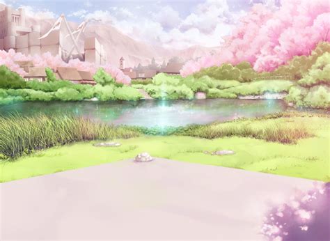 Anime Cherry Blossom Desktop Wallpapers Wallpaper Cave
