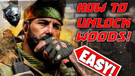 How To Unlock Woods In Cod Black Ops Cold War Unlocking Operator Woods