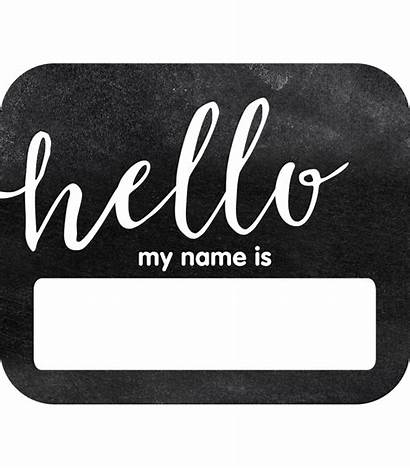 Hello Tags Chic Industrial Cd Carson Labels