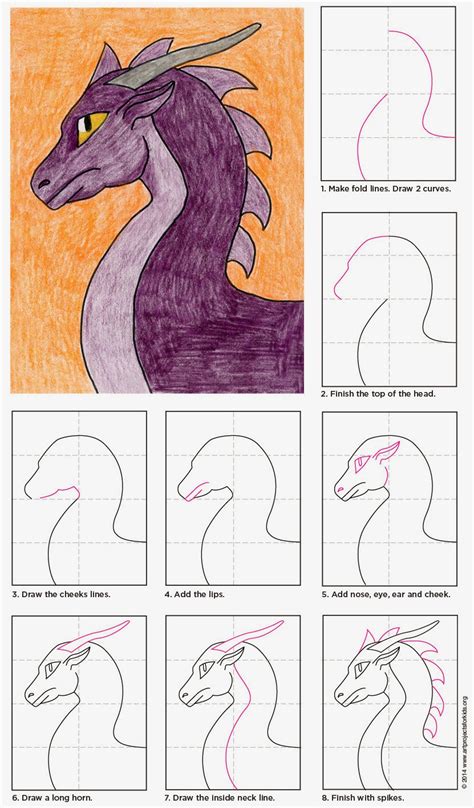 Https://tommynaija.com/draw/how To Draw A Dragon S Head