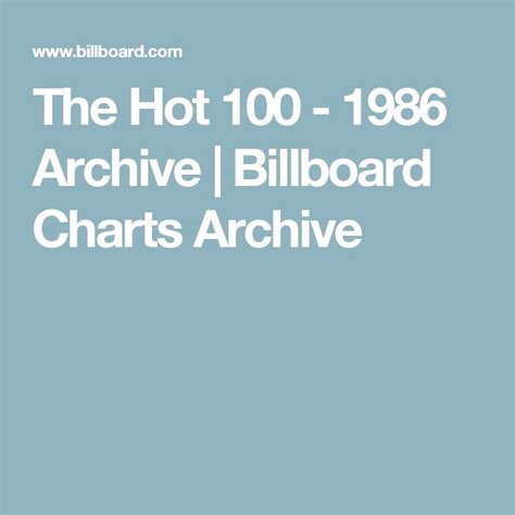 hot   archive hottest  billboard archive