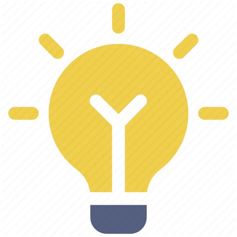 Blub Bright Idea Lightbulb Solution Icon Icon Icon