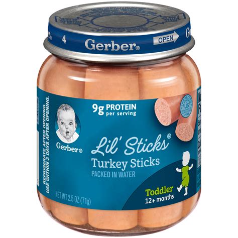 Manufacturers rarely test ingredients for mercury. Gerber Toddler Food, Turkey Baby Food, 1 Jar Drained (71g ...