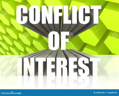 Conflict Of Interest Stock Illustration Illustration Of Presentation