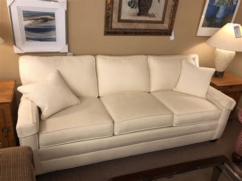ethan allen white sofa delmarva furniture consignment
