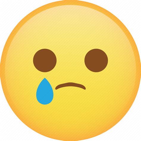 Drop Emoji Emoticon Sad Smiley Tear Icon Download On Iconfinder