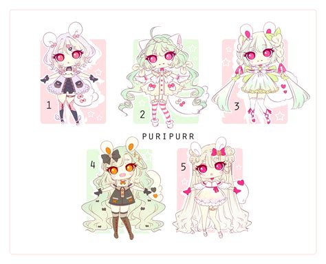 Closed Adoptable 108 Kemonomimi Auction By Puripurr On Deviantart